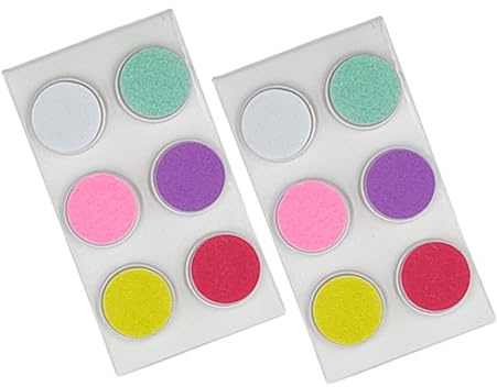 IMIKEYA Accessoires Sûrs en Papier de Verre 12 Pièces pour Ongles Têtes de Meulage Soin des Ongles pour Usage à Domicile des Nourrissons