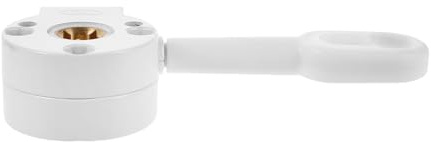 NUOBESTY Supporto per Tende da Sole in Lega di Alluminio Regolazione Dell'altezza e Installazione Facile per Balconi e Patii di Colore Bianco