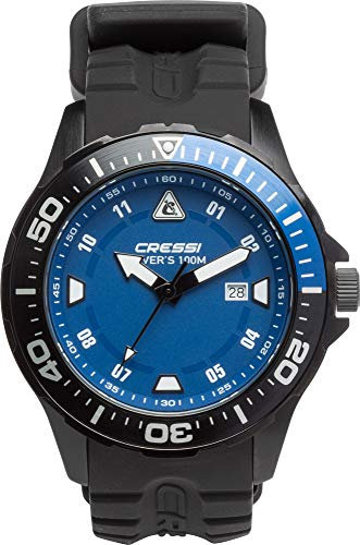 Cressi Manta Watch 100m Black Black Blue