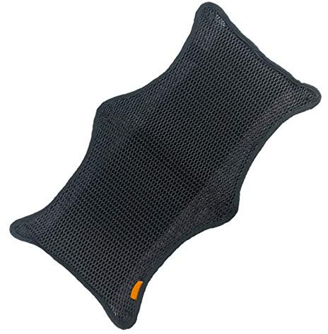 SaferCCTV - Cojín para Asiento de Moto de Malla 3D con refrigeración por Aire, Funda de Asiento de Moto Transpirable, Talla XL