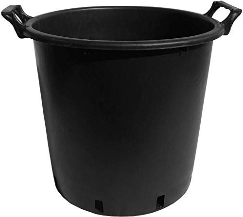 Easy Shopping 30 Litre Heavy Duty Large Plastic Plant Pots with Handles Outdoor Garden Tree Planters Containers (5)
