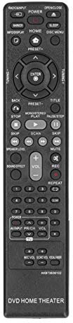 Universal DVD Remote Control AKB73636102/AKB37026852 for LG DVD, Home Theater DH4130S HT304 HT305, Portable DVD Remote Control Replacement with Compact ABS Material,Black