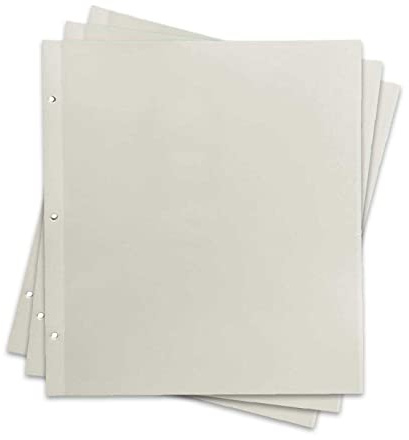 Tradineur - Pack de 20 hojas adhesivas para álbum fotográfico - 23,5 x 31 cm - Ideal para guardar todas tus fotos e inmortaliza momentos.