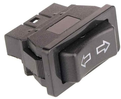 AUTOZOCO Interruttore Alzacristalli Elettrico Universale, Interruttore Alzacristalli Elettrico, Interruttore di Controllo Elettrico, 5 Pin, DPDT, Tensione Nominale DC12V 24V, Corrente Nominale 10A