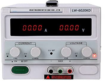 ISAFIX Regulador Lineal Fuente de alimentación Ajustable de Laboratorio, Fuente de alimentación programable de Alta precisión regulada por je CC, 60V, 20A