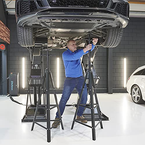 Datona Spindel-Unterstellbock im 2er Set - 2 Tonnen Kapazität Hoch