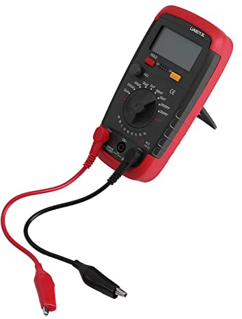 Akozon Compteur de capacité Numérique, UYIGAO Multimètre de Condensateur de Condensateur alimenté par Batterie Testeur Professionnel 6013L Écran LCD 0,1pF 20000uF avec Rétroéclairage et