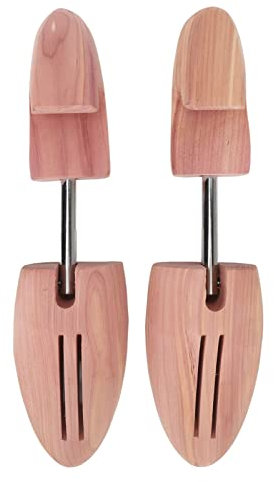Schuh-Expander, Holz-Stiefelform-Halter, Schuhspanner, Stiefelspanner, Verstellbarer Zedernholz-Form-Extender, Damen-Herren-Schuh-Expander, Verbreiterung (US 9-10)