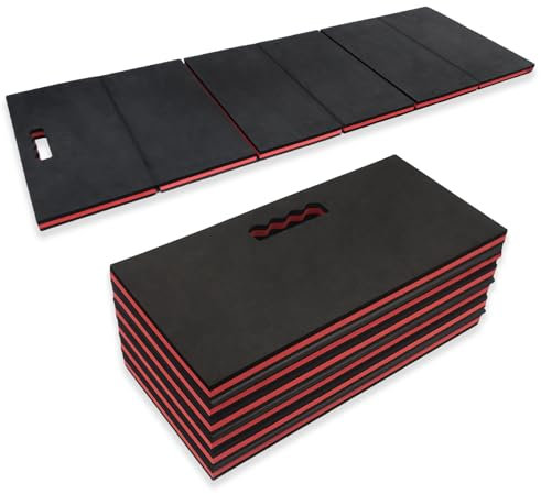 NBTOOL Faltbare Kniematte, dickes Kniepolster, Mechanikermatte, faltbare EVA-Matte, Kniepolster für Gartenarbeit, Autoverwicklung, Camping, Fitnessstudio, Zuhause und Arbeiten unter dem Auto