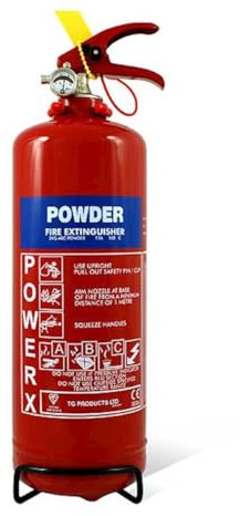 2kg Dry Powder Fire Extinguisher ABC for Homes, Cars and Vans. MFE