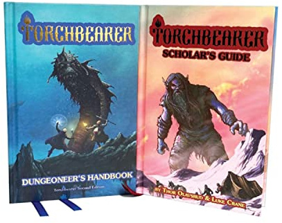 Torchbearer RPG Schuber mit Dungeoneer's Handbook und Scholar's Guide