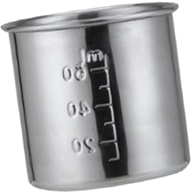 Generic Taza de Medicina, Herramienta de Medición de Jigger para Hospital, Herramienta de Vino, Taza Medidora, Uso en El Hogar, para Restaurante, Fiesta, Bar, 60 Ml