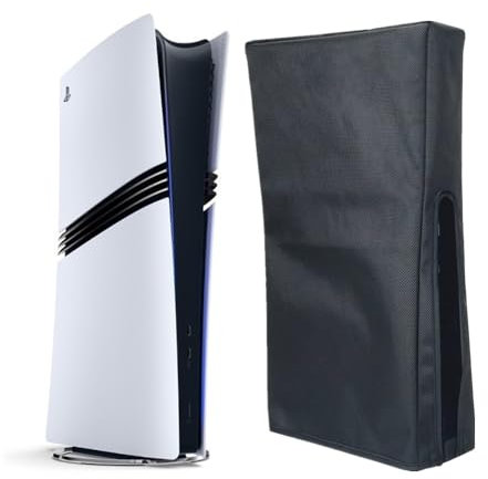 BeisDirect Custodia antipolvere per console PS5 Pro, antigraffio, antipolvere, copertura protettiva verticale per console PS5 Pro, accessori da gioco, Nero , Copertura antipolvere