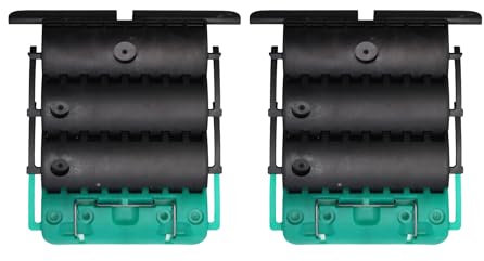 2 Attaches de tablier rigide Clicksur pour volet roulant - Fixation de volets roulants - Verrou automatique 3 maillons - Attache tablier de sécurité anti-effraction clipsable