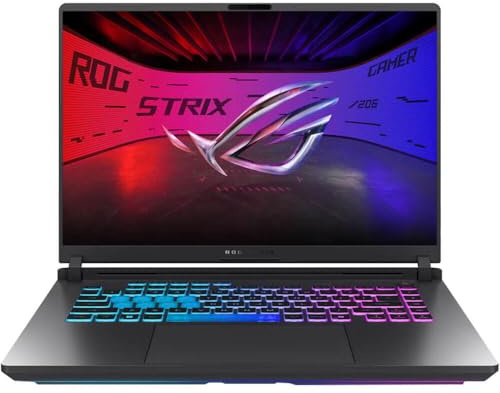 ASUS ROG Strix G16 (2025) Ordinateur portable de jeu, écran 16 16:10 FHD+ 165Hz/3ms, carte graphique NVIDIA GeForce RTX 5060 pour ordinateur portable, processeur Intel Core i9 14900HX, 16 Go DDR5