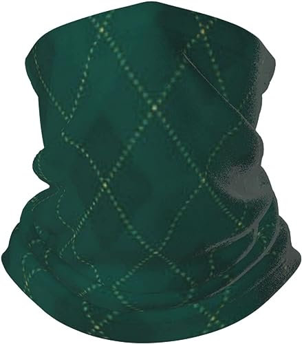 Halswärmer Winter-Argyle Röhrenschal Sonnenschutz Kopftuch Multifunktion Halstuch, Für Yoga, Motorrad, Radfahr, 26x30cm