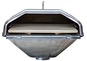Green Mountain Grills Accessoire pour four à pizza en acier avec pierre à pizza carrée pour modèles Daniel Boone/Jim Bowie Argenté