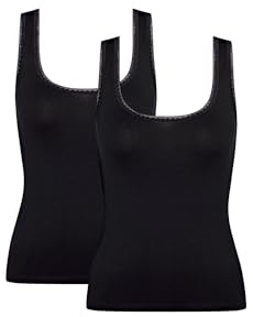 Sloggi Damen GO Tank Top C2P, Black, XL