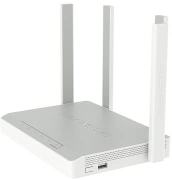 Keenetic Hopper Router Wi-Fi 6 en Malla AX1800 con Smart Switch Gigabit de 4 Puertos y Puerto USB 3.0