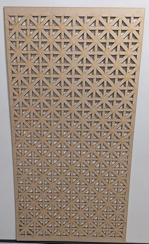 LaserKris Dekoratives Sichtschutzgitter für Heizkörper, 3 mm dick, MDF-Platte (1200 x 620 mm), PT2-Muster