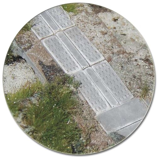 Juweela 21627 - Kolonnenweg Lochplatten Beton, 60 Stück, Spur N, 1:160