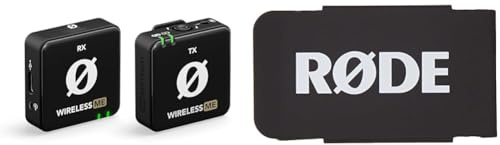 RØDE Wireless ME TX Ultra-kompakter Drahtlos-Mikrofonsystem & Microphones MagClip GO Magnetclip für Wireless GO, MAGCLIPGO, Schwarz