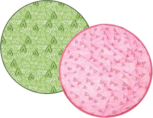 PRETTYLE Spielmatte Für Katzen, 27 Zoll Jagd Chaser Tasche Katze Matte Interaktive Trainingsmatte 2 In 1 Spielteppich Katzenspielzeug | Interaktives Katzenspielzeug grün