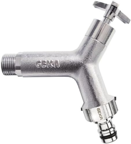 GEKA plus Rubinetto di design, filettatura esterna sul beccuccio, G1/2|G3/4, combinabile con tutti i comuni sistemi a incastro, rubinetto, 46.8125.8