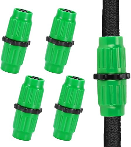 Set Of 4 Hose Repair Accessories, Dual Channel Hose Repair Connector Extender, Quick Repair Extended Garden Hose Connector Extender, Suitable For 8Mm Id - 11Mm Od Extension Hose