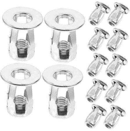 CANIGHT 25stücke Gewindeeinsätze Für Möbel Petal Nuts Schraubanker Für Holz Und Langlebig Und Vielseitig Geeignet Für Bau Automotive Und Elektronik