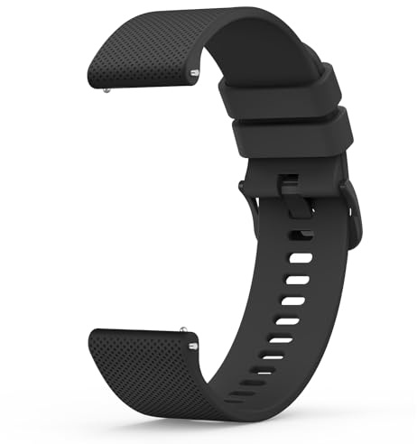 Amzpas Ersatz Uhrenarmbänder 20mm 22mm Armband Silikon,Uhrenarmband mit Schnellverschluss Ersatzbänder Watch Straps,Uhren Zubehör Uhrenarmbänder Watch Band für Damen Herren