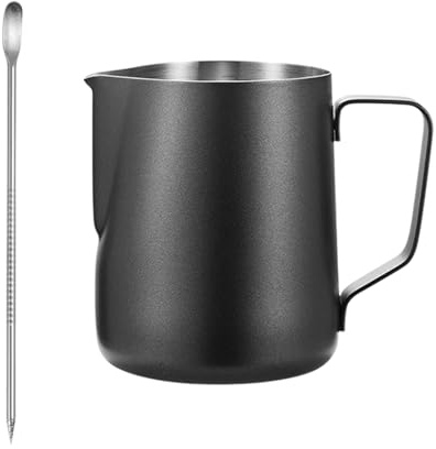 20oz/600ml Milk Frothing Pitcher, Stainless Steel Milk Jug for Cream, Water and Juices