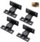 Nevoluxer Herraje para Embutir Invisible para Mueble Fijación de Placas y Bastidor Resistente Bisagras Ocultas Soporta Hasta 20 kg Plástico Reforzado Ideal para Armarios y Estanterías