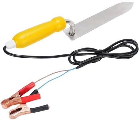 Fdit Coupes Miel électrique en Acier Inoxydable, Couteau électrique Réglable Miel Non approuvé pour Apiculteur, Gratte-Ciel ou Outil de -Pain