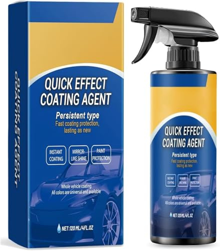 Advanced Automotive Quick-Acting Coating Spray, Multi-Functional Automotive and Motorcycle Coating Renewal Agent Spray(120ml).