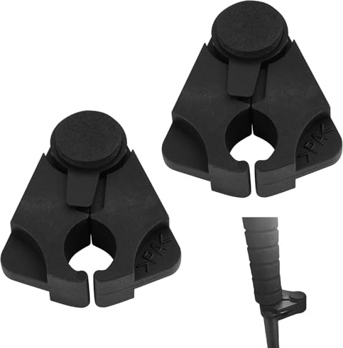 JiaHeHe 2 Stück Krückenhalter, Gehstockhalter für Tisch in Schwarz, Stockhalter für Gehstöcke und Krücken, Universelles Krücken Zubehör, Geeignet für Unterarmgehstützen, Stockhalter für Rollator