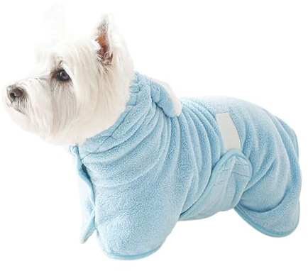 Hundehandtücher zum Trocknen, schnell trocknender Bademantel mit Kapuze für Hunde, saugfähige Katzenpflege-Decke, Duschmantel für Welpen, Wanne, Winter, Outdoor, Zuhause, Geburtstag, Halloween