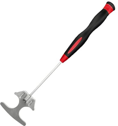 Zqxnt Stainless Steel Sea Rock Fishing Lure Mixing Shovel Rubber Handle Lure Shovels Tool Shrimp Baits Shovel Stainless Steel Fishing Tool