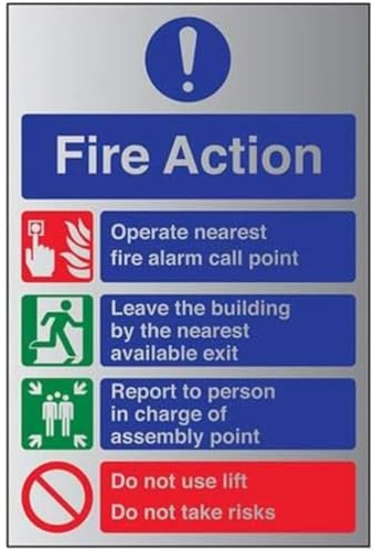 VSafety Panneau de protection contre les incendies, 12003BC-SABRSH