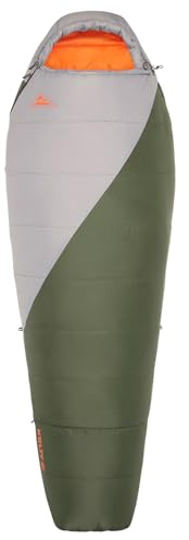 Kelty Cosmic Synthetic Fill 40 Degree Backpacking Sleeping Bag with Compression Straps, Compact and Lightweight, 2022 (Regular)