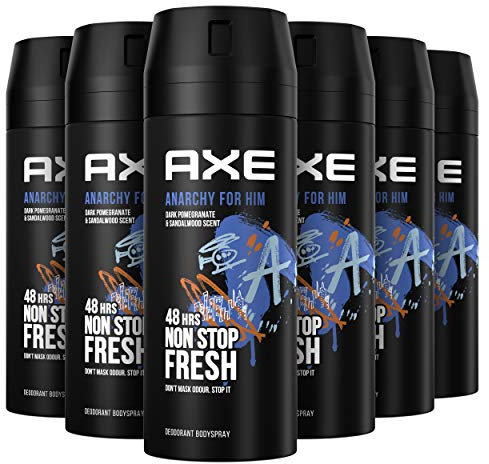 AXE Deodorant Bodyspray Anarchy for Him - 6 x 150ml