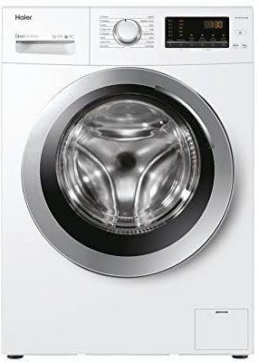 Haier Series 30 HW90-SB1230N Lavatrice, 9 Kg, 1200 Giri, Opzione Vapore, Trattamento Antibatterico, Bilancia Interna, Classe A, 59x60x85 cm, Bianco