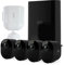 Arlo Ultra2 Überwachungskamera aussen und GRATIS Security Mount Bundle, 4er Set - schwarz, Testzeitraum für Arlo Secure Plan