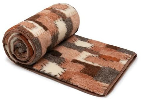 Best Wool Manta de Lana Merino 240x200 cm - Mantas para Sofa de 100% Lana de Oveja Merina - Peso 500g/m2 - Material Transpirable