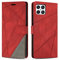 SONWO Cover per Honor X8 4G Custodia, Flip Caso in PU Pelle Case Cover Premium Portafoglio Custodia per Honor X8 4G, Supporto Stand, Slot per Schede, Rosso