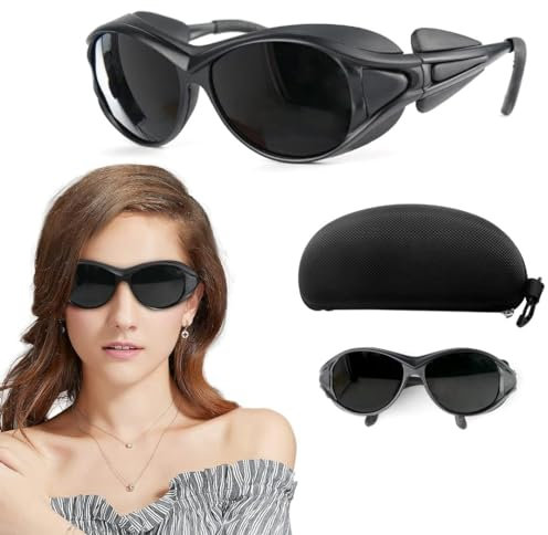 Lunettes De Protection, IPL 200-2000nm lunette uv lunette luminothérapie Protection lumiere pulsee pour la thérapie par lumière rouge Lampe à lumière rouge IPL Épilation laser Cosmétologie Solarium