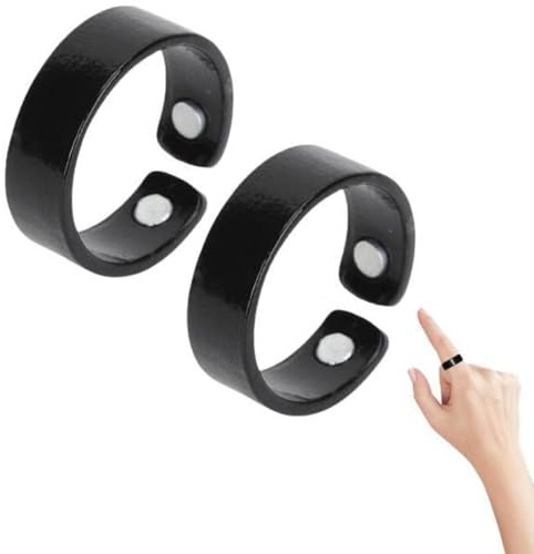 Anneau De Contrôle de la Glycémie, 2 Pièces, Anneau De Régulation de la Glycémie Par Acupression Pour Femmes Et Hommes, Anneau De Contrôle de la Glycémie Réglable
