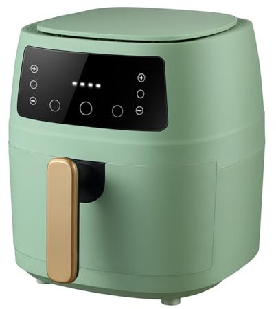 MZGDONGF Combo de Horno y freidora de Aire para cocinar, freír, Hornear, Asar, recalentar y deshidratar, Capacidad de 5 l, 1600 W (Color: Verde Claro) Safehappy