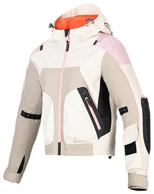 Alpinestars Molly Air Veste textile de moto pour femmes, beige/rosa, M