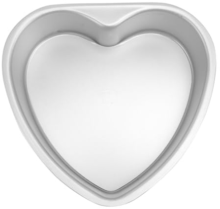 Alipis Stampo Cuore Alluminio Anodizzato Resistente Uso Alimentare Bordi Larghi Fondo Rimovibile Finitura Antiaderente Lavastoviglie Mini Torte Cheesecake Dessert Surgelati Compleanni Mat